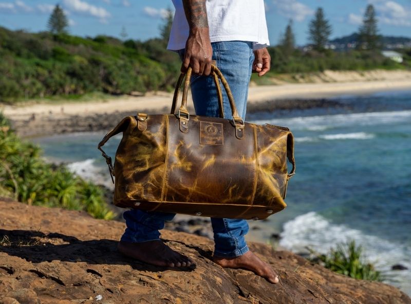 Leather Travel Bag 