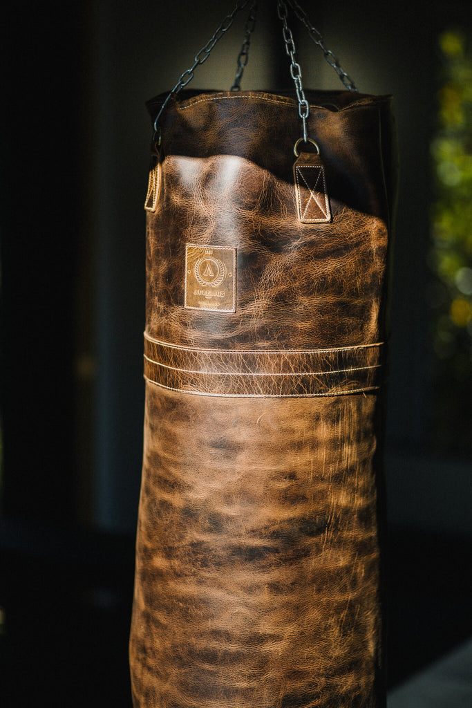 Henry Vintage Leather Boxing Bag - Aurelius Leather