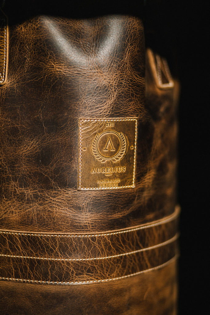 Henry Vintage Leather Boxing Bag - Aurelius Leather