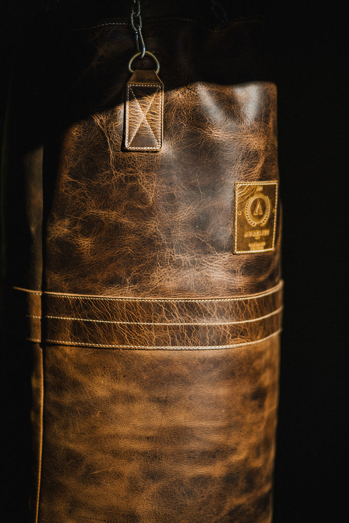 Henry Vintage Leather Boxing Bag - Aurelius Leather