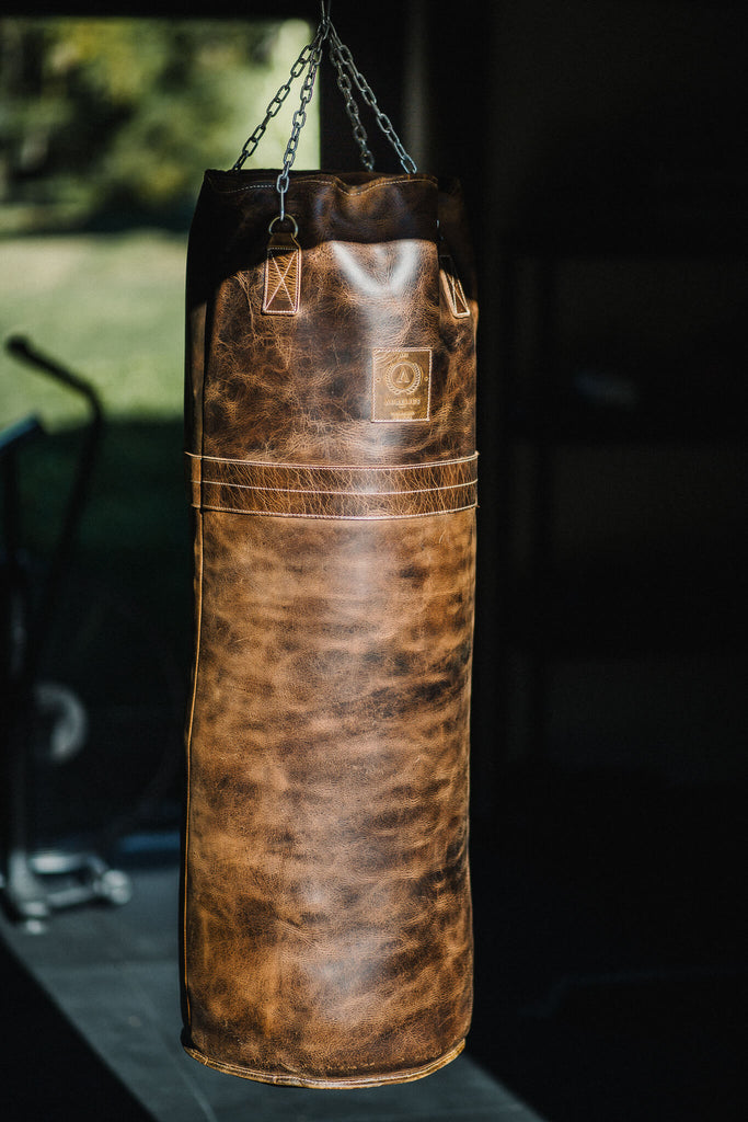 Henry Vintage Leather Boxing Bag - Aurelius Leather