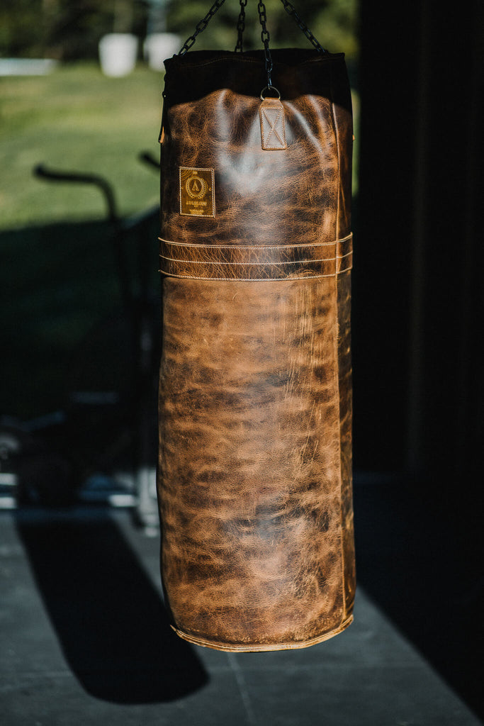 Henry Vintage Leather Boxing Bag - Aurelius Leather