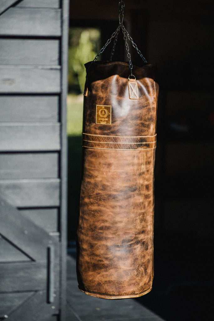 Henry Vintage Leather Boxing Bag - Aurelius Leather