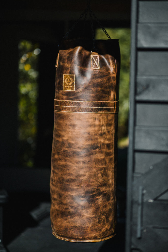 Henry Vintage Leather Boxing Bag - Aurelius Leather
