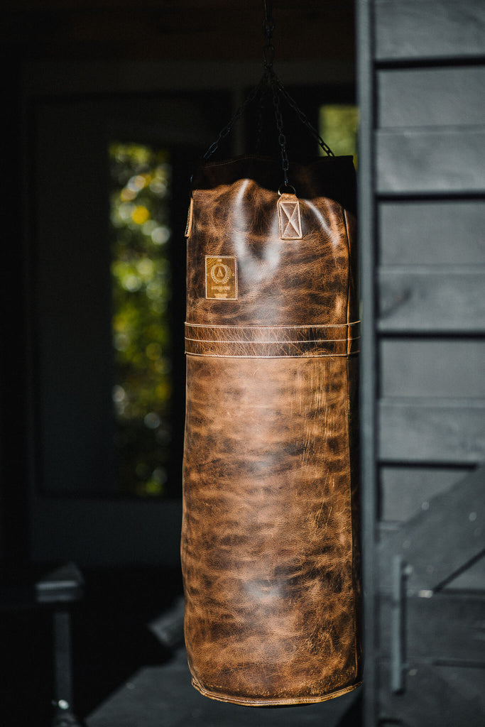 Henry Vintage Leather Boxing Bag - Aurelius Leather