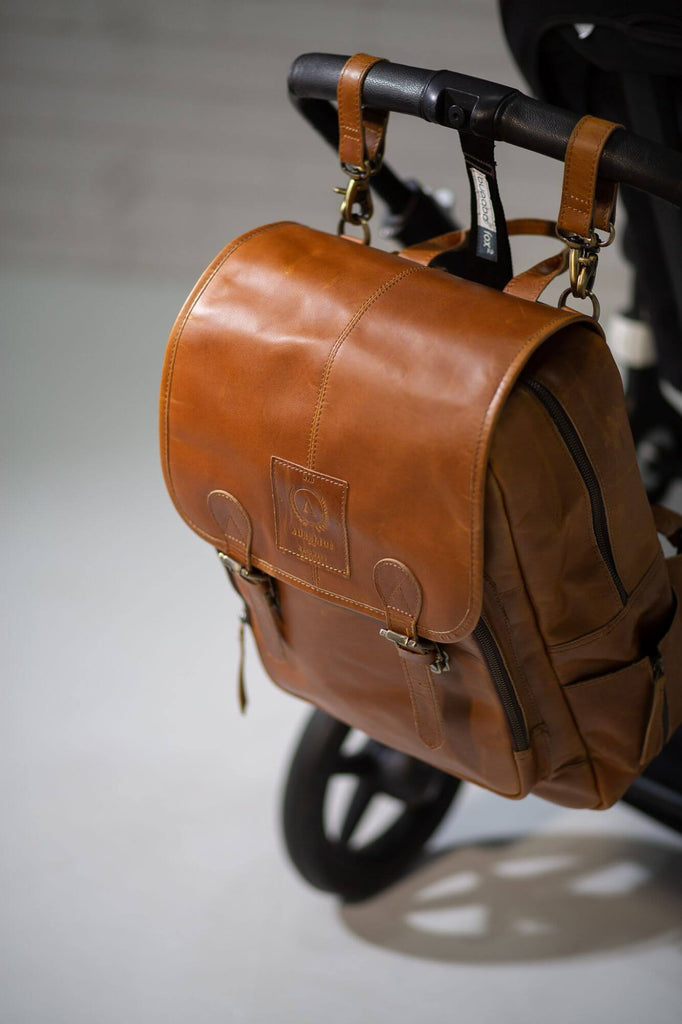 Oscar Leather Baby Backpack - Aurelius Leather