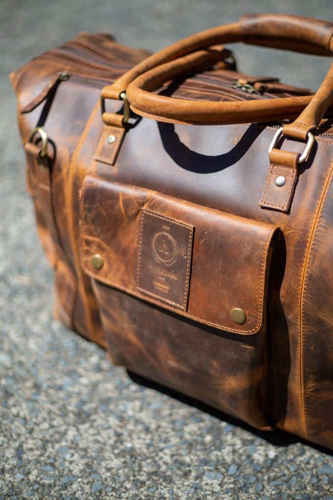 Branson Travel leather bag - Aurelius Leather