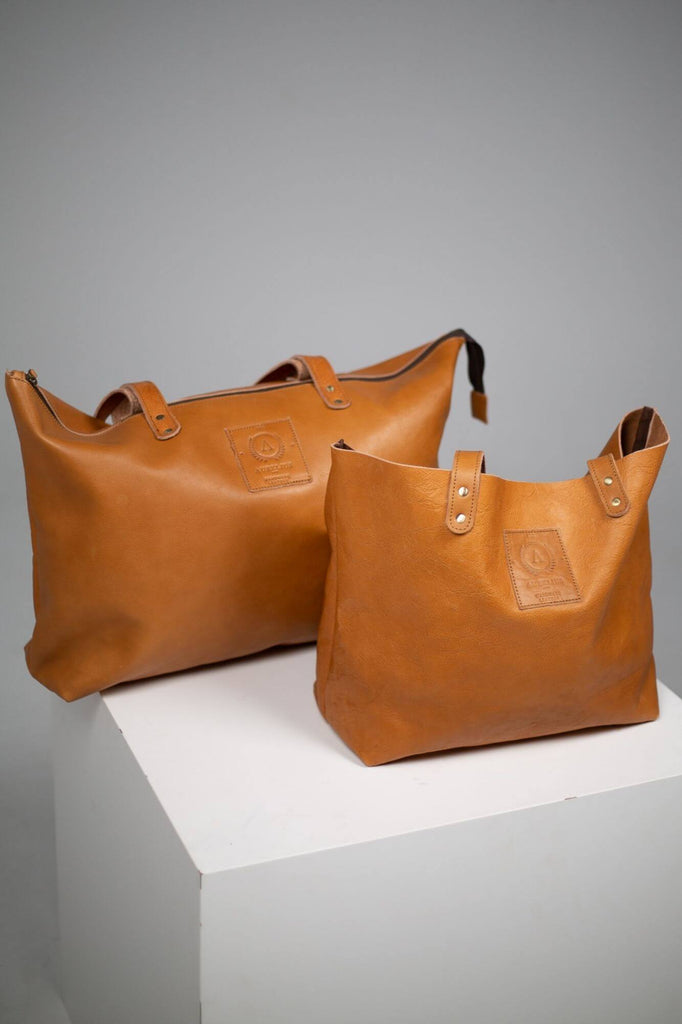 Layla Leather Tote Bag - Aurelius Leather