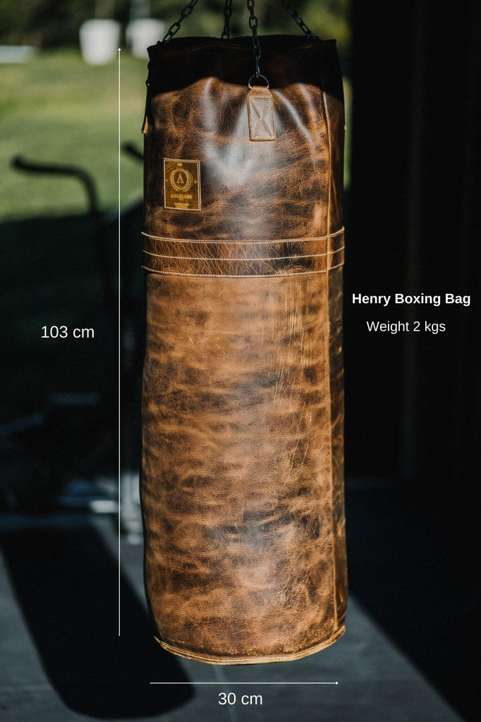 Henry Vintage Leather Boxing Bag - Aurelius Leather