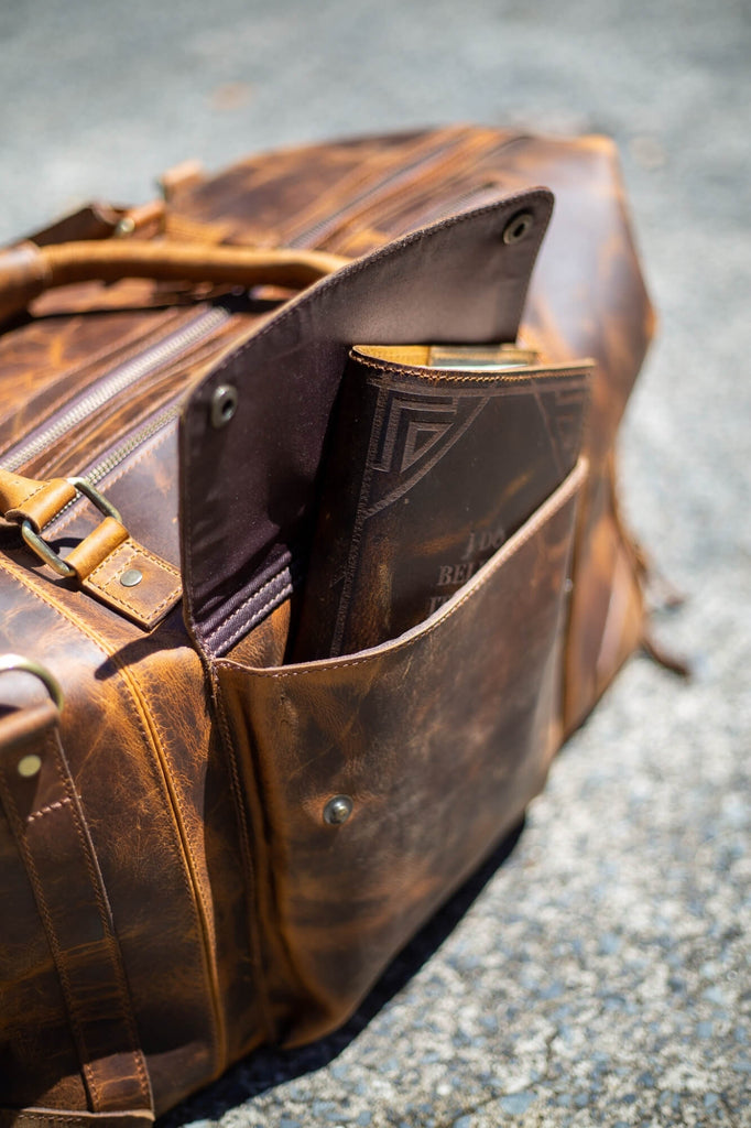 Branson Travel leather bag - Aurelius Leather