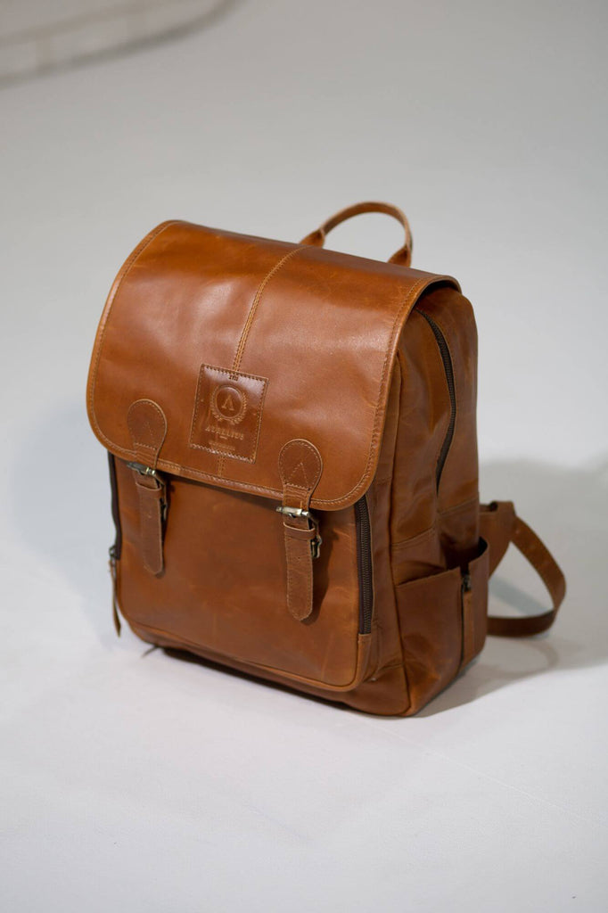 Oscar Leather Baby Backpack - Aurelius Leather