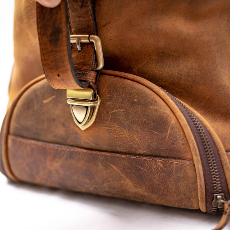 Branson Travel leather bag - Aurelius Leather