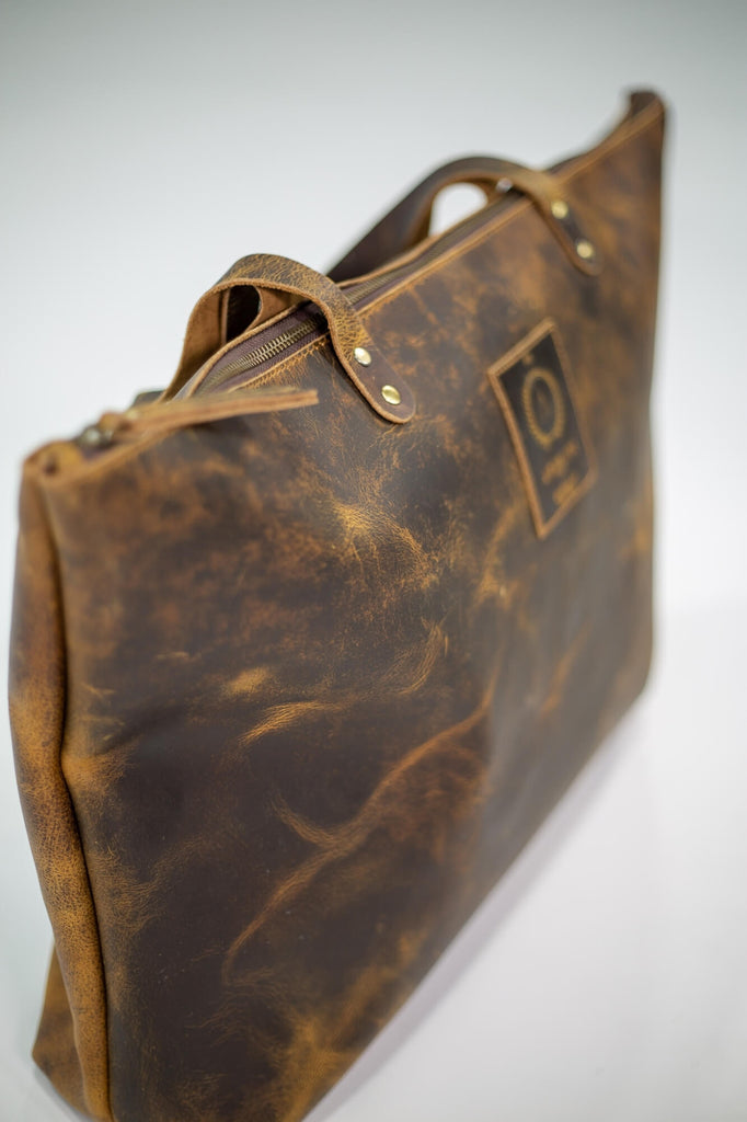 Frida Leather Tote Bag - Aurelius Leather