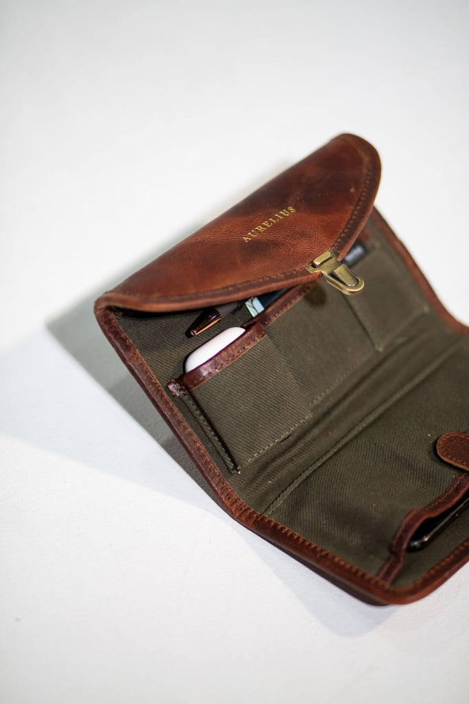 Denali Everyday Tech Wallet - Aurelius Leather