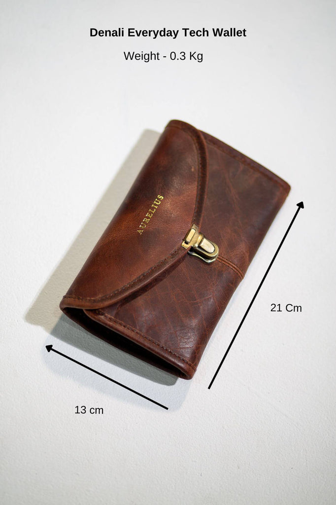 Denali Everyday Tech Wallet - Aurelius Leather