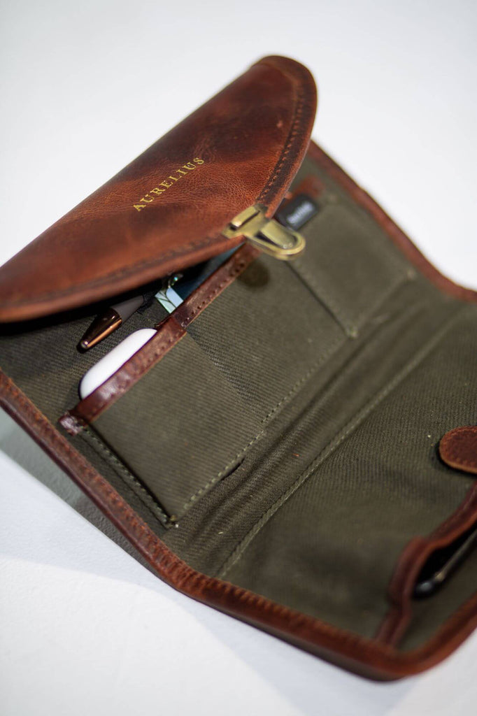 Denali Everyday Tech Wallet - Aurelius Leather